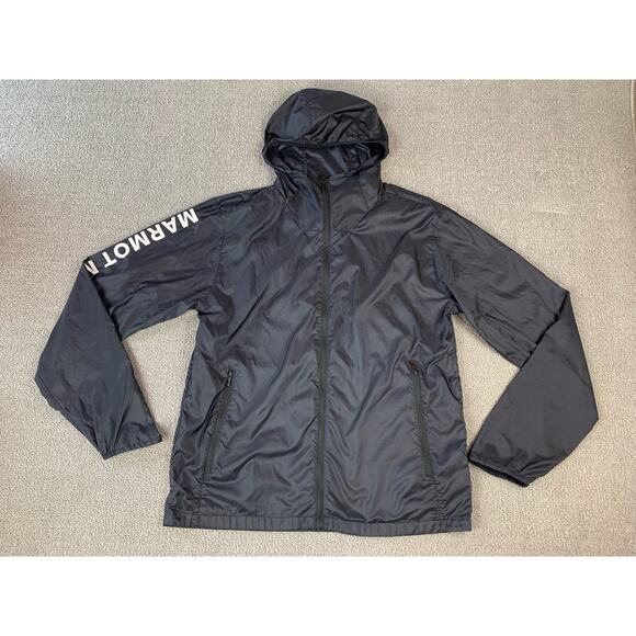 Marmot Other - Marmot Jacket Windbreaker Black Lightweight Size Small Flawed